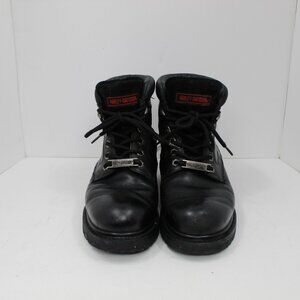 Harley Davidson Black Leather Riding Boots Stock #91005